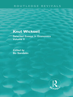 cover image of Knut Wicksell